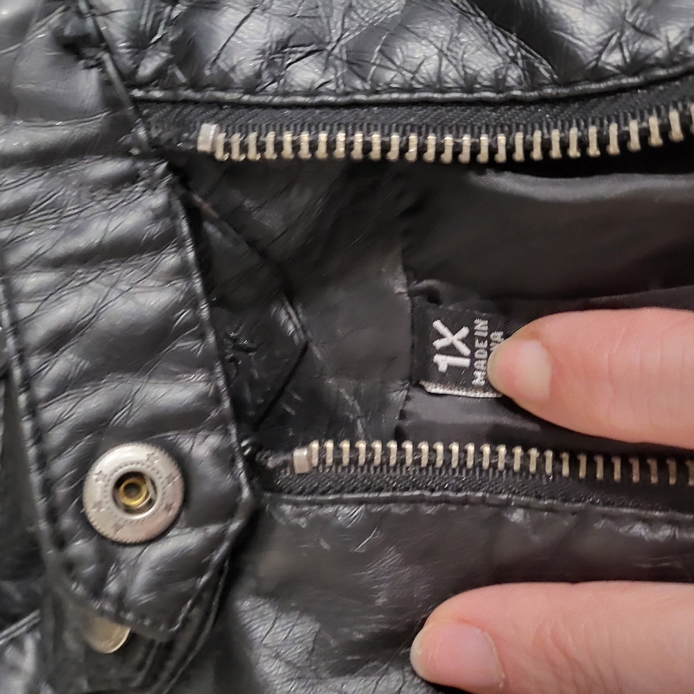 Black Leather Jacket - Picture 2 of 3